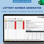 excel lottery number generator based on previous results